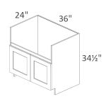 FSB36 Madison Blue Shaker Pre-Assembled