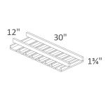 SGH3012 Madison White Shaker Pre-Assembled