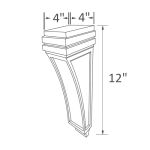 SQCOR3 Madison White Shaker 