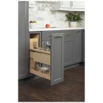 "No Wiggle" 8" Magnetic Knife Organizer Soft-close Pullout