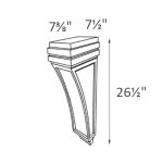 CORBEL-XL-FLAT Anchester White