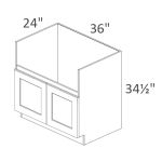 FSB36 Anchester Grey Pre-Assembled