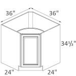 CBD36 Aspen Grey Pre-Assembled