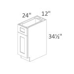 B12 Brighton Frost Shaker Pre-Assembled