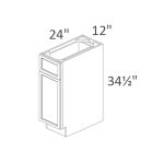 B12 Sonoma Slim Desert Oak Shaker Pre-Assembled