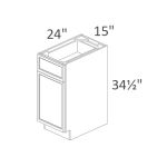 B15 Sonoma Slim Desert Oak Shaker Pre-Assembled