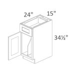 B15TD Salem Dove Shaker RTA