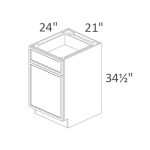 B21 Sonoma Slim Desert Oak Shaker Pre-Assembled