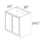 B30FD Sonoma Slim Dove Shaker Pre-Assembled