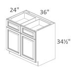 B36 Aspen Grey Pre-Assembled