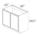 B39FD Sonoma Slim Dove Shaker Pre-Assembled