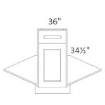 DSF36 Chatham Hunter Green Shaker Pre-Assembled