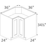 ERB36 Chatham Pitch Black Shaker Pre-Assembled