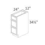 DB12 Sonoma Slim Desert Oak Shaker Pre-Assembled