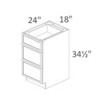 DB18 Sonoma Slim Dove Shaker Pre-Assembled