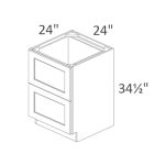 DB24-2 Chatham Hunter Green Shaker Pre-Assembled