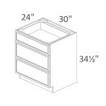 DB30 Sonoma Slim Indigo Shaker Pre-Assembled