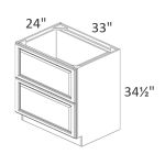 DB33-2 Jackson Chocolate Glaze Pre-Assembled