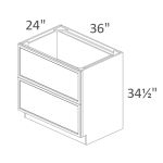 DB36-2 Sonoma Slim Desert Oak Shaker Pre-Assembled