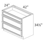 DB42-3 Hanover Charcoal Pre-Assembled
