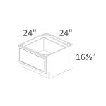 DBS24 Sonoma Slim Desert Oak Shaker Pre-Assembled