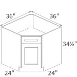 DSB36 Chatham Hunter Green Shaker Pre-Assembled