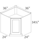 DSB36FD Chatham Pistachio Green Shaker Pre-Assembled