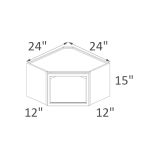 DCW2415GD Dayton Slim White Shaker RTA