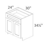 B30 Madison White Shaker Pre-Assembled