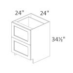DB24-2 Madison White Shaker Pre-Assembled