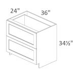 DB36-2 Madison White Shaker Pre-Assembled