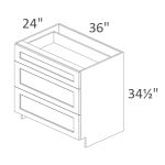 DB36-3 Madison Grey Shaker Pre-Assembled