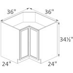 ERB36 Sonoma Slim Timber Shaker Pre-Assembled