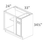 BLB39-42 Sonoma Slim Desert Oak Shaker Pre-Assembled