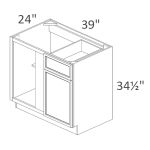 BLB42-45 Sonoma Slim Dove Shaker Pre-Assembled