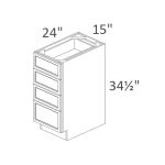 DB15-4 Sonoma Slim Kona Shaker Pre-Assembled