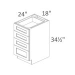 DB18-4 Chatham Horizon Shaker Pre-Assembled