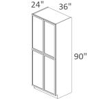 TP362490 Sonoma Slim Desert Oak Shaker Pre-Assembled