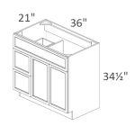 VSD36DL Sonoma Slim Timber Shaker Pre-Assembled