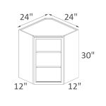 NDWDC2430 Sonoma Slim Indigo Shaker Pre-Assembled