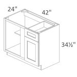 BBC42R Sienna Shaker Pre-Assembled