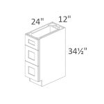 DB12-3 Classic Grey Shaker Pre-Assembled