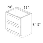 DB33-2 Classic Grey Shaker Pre-Assembled