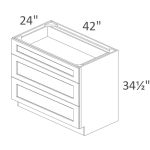 DB42-3 Classic Grey Shaker Pre-Assembled