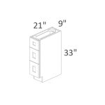 SVA09D Classic White Shaker Pre-Assembled