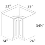 LSB33 Chatham Desert Oak Shaker Pre-Assembled