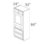 OC3384C Chatham Desert Oak Shaker Pre-Assembled