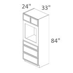 OC3384S Sonoma Slim Desert Oak Shaker Pre-Assembled