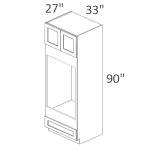 OC339027TWO Classic Grey Shaker Pre-Assembled