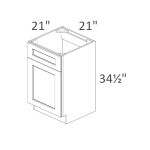 VSB21-34 Chatham Desert Oak Shaker Pre-Assembled